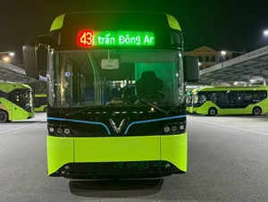 Hà Nội: vận hành thêm 1 tuyến xe buýt điện