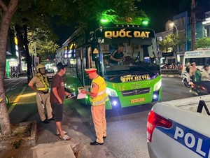 Đà Nẵng: xử lý 345 trường hợp vi phạm sau 5 ngày cao điểm kiểm tra vận tải