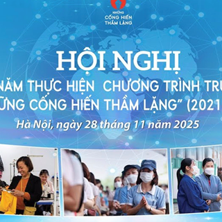 TRỰC TIẾP: Lễ sơ kết 5 năm và trao giải Cuộc thi viết “Những cống hiến thầm lặng” năm 2025