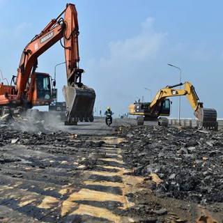 Hà Nội sửa chữa lớn cầu Thăng Long để đảm bảo an toàn giao thông
