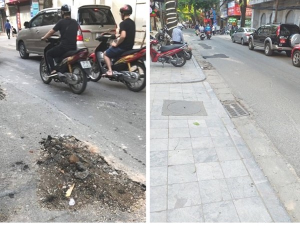 VNPT Hà Nội hoàn trả mặt đường Lý Nam Đế sau phản ánh của Giaothonghanoi