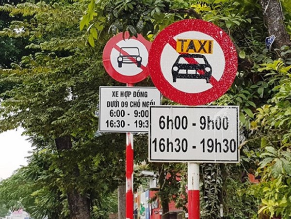 Các tuyến phố cấm xe taxi trên địa bàn thành phố Hà Nội mới nhất năm 2019