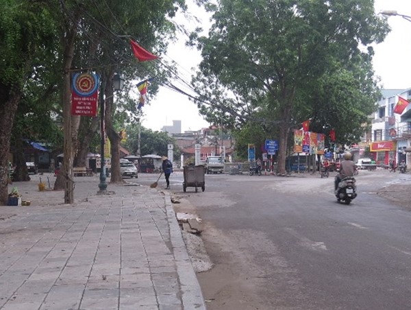 Quốc Oai: Xóa bỏ 2 chợ cóc gây mất an toàn giao thông trên Tỉnh lộ 421B