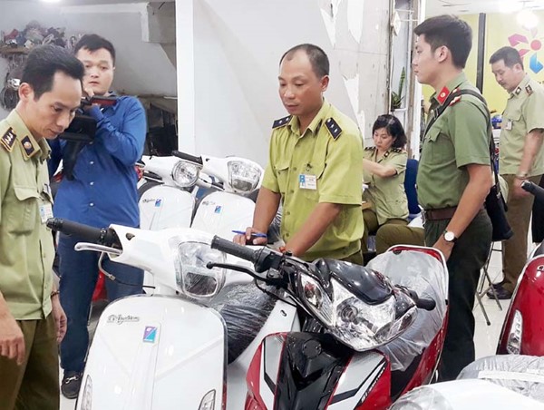 Phát hiện 18 xe máy dung tích không đúng tiêu chuẩn công bố