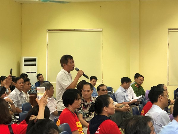 Đống Đa đối thoại với người dân liên quan Dự án đường Vành đai 1