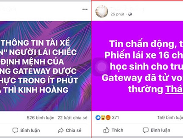 Thông tin lái xe trường Gateway tử vong bất thường là vô căn cứ