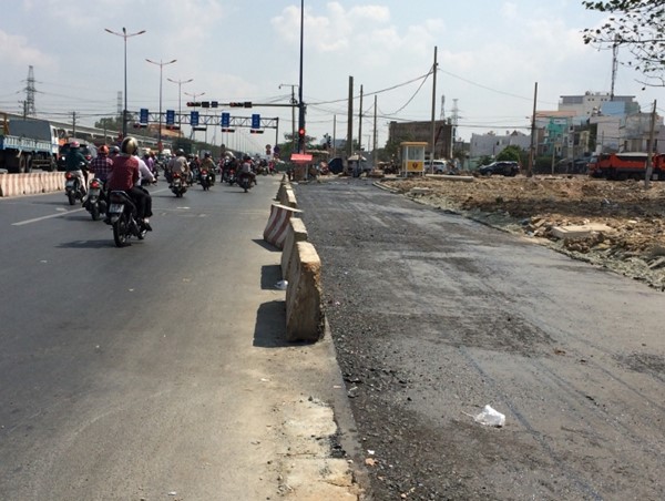 Quốc lộ 32C đoạn qua thành phố Việt Trì chưa thể hoàn thiện do thiếu vốn