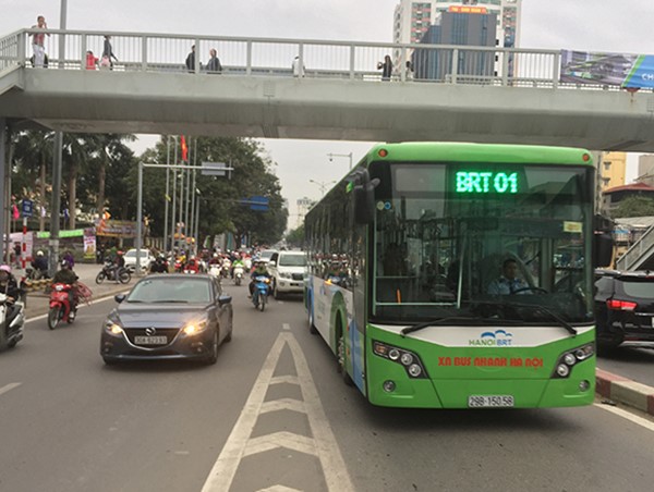 BRT là tuyến buýt đạt tỷ lệ đúng giờ cao nhất