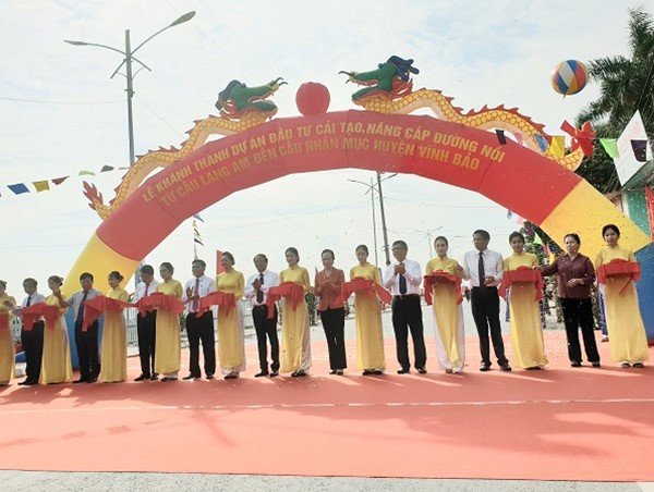 Hải Phòng: Thông xe đường nối từ cầu Lạng Am đến cầu Nhân Mục