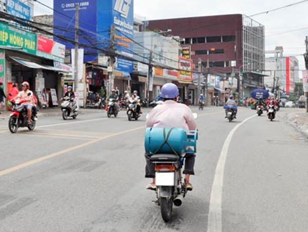 Vận chuyển bình gas – “Quả bom di động”