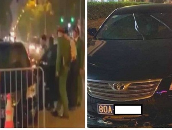 Video:Tài xế xe biển xanh của VFF say xỉn, gây tai nạn, bỏ chạy?