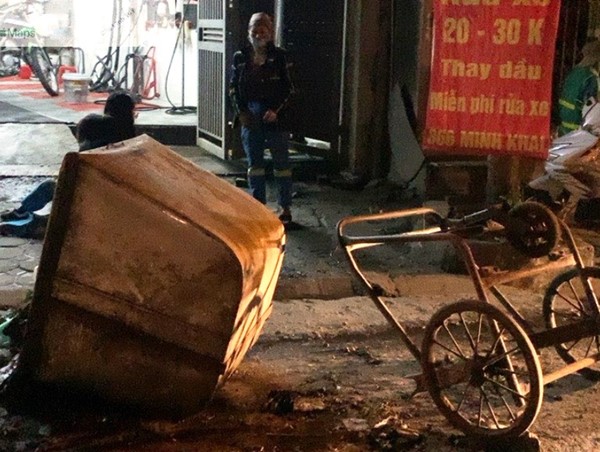 Hà Nội: Thêm một công nhân môi trường bị tai nạn giao thông trong quá trình làm việc