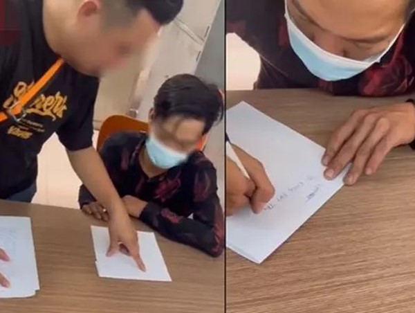 [CLIP]: Giả mù chữ, bị gài viết luôn "Tôi không biết chữ"