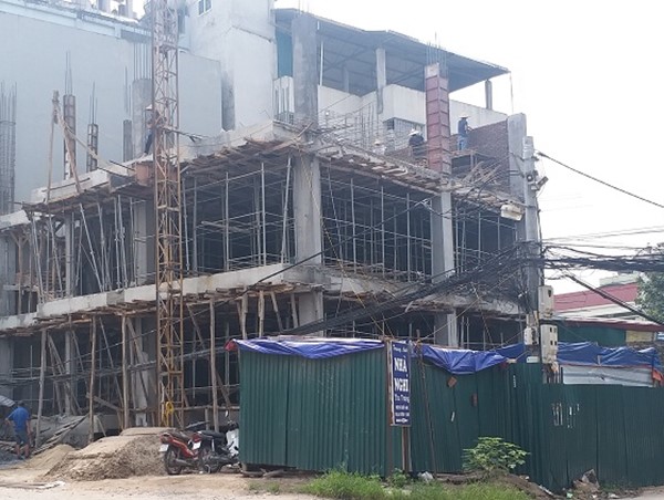 Quận Hoàng Mai hợp thức hóa cho sai phạm trật tự xây dựng?