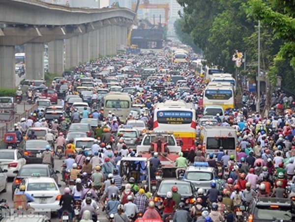 Hà Nội: Chỉ số chất lượng không khí các điểm giao thông tăng cao, 3/10 khu vực ở mức kém