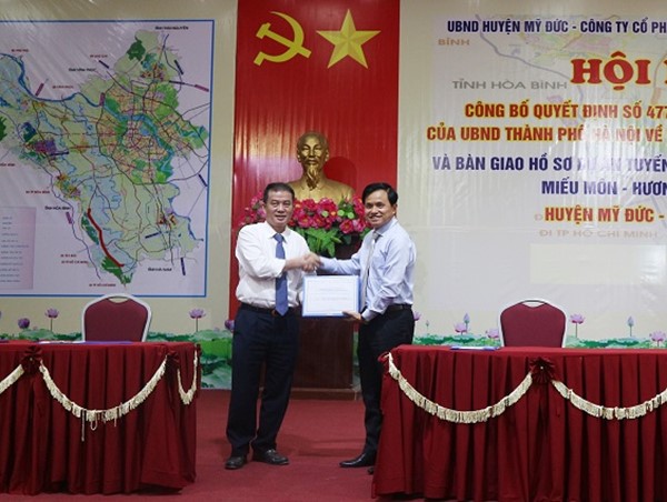 Tái khởi động dự án tuyến đường Miếu Môn - Hương Sơn