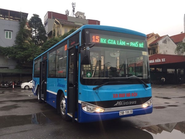 Transerco thay thế phương tiện mới tuyến buýt Bến xe Gia Lâm - Phố Nỉ