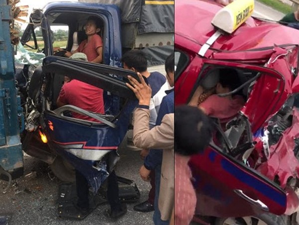 Video tai nạn hy hữu: Tài xế xe tải bị tông 2 lần liên tiếp trên cao tốc