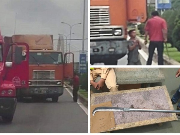 Đà Nẵng: Tài xế container dùng hung khí đe dọa đồng nghiệp giữa đường