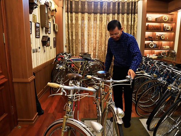Bộ sưu tập xe đạp cổ đồ sộ và hiếm có ở Hà thành