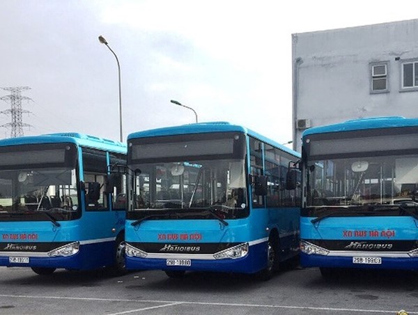 Thêm 60 xe buýt Hà Nội được thay mới