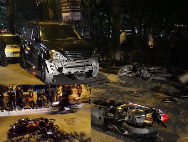 Thông tin mới nhất vụ nữ tài xế xe Lexus gây tai nạn trên phố Trích Sài