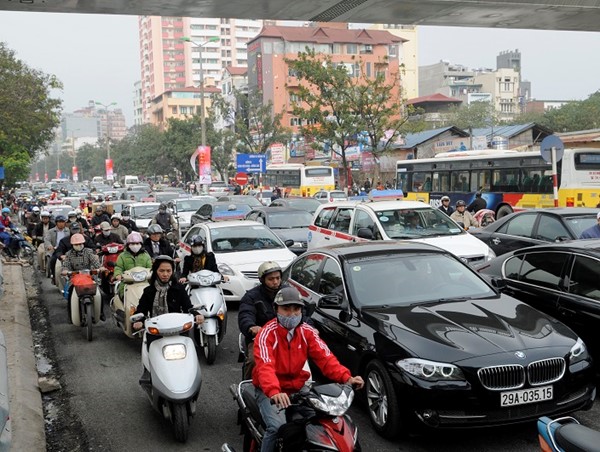 Hà Nội: Giảm thiểu ùn tắc giao thông trong dịp Tết Nguyên đán 2019