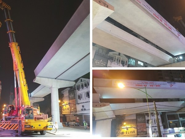 Đường sắt Nhổn - Ga Hà Nội: Hợp long toàn tuyến trên cao