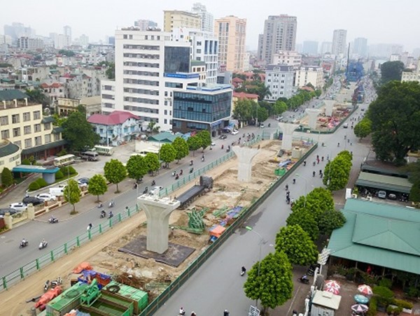 Hà Nội phân luồng giao thông phục vụ thi công dự án Vành đai 2