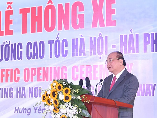 Thông xe tuyến đường nối cao tốc Hà Nội-Hải Phòng và cao tốc Cầu Giẽ-Ninh Bình