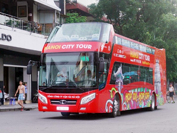 Buýt Hà Nội City Tour đáp ứng tốt nhất nhu cầu đi lại của hành khách dịp Tết