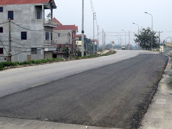 Nhà thầu thi công tỉnh lộ 421 đã khắc phục hậu quả