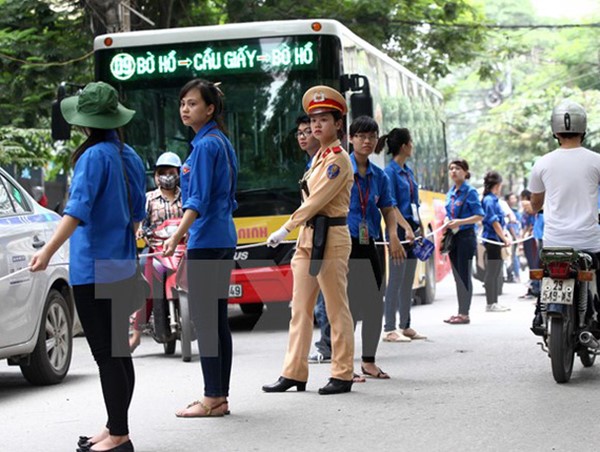 Bảo đảm trật tự, an toàn giao thông trong kỳ thi THPT quốc gia, tuyển sinh đại học