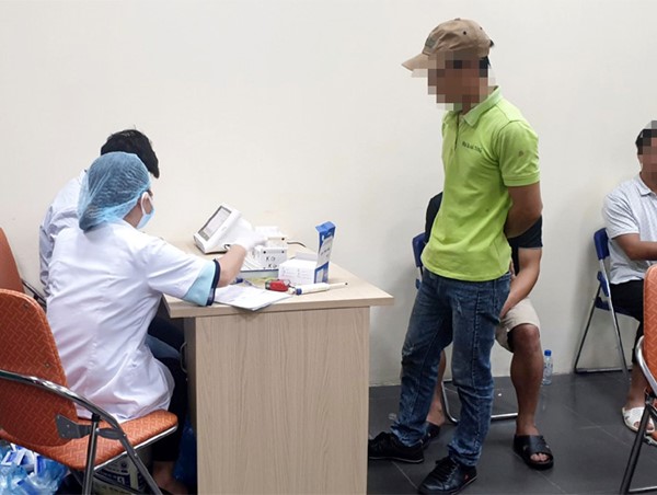 Một tài xế xe khách tại bến Giáp Bát dương tính với ma túy