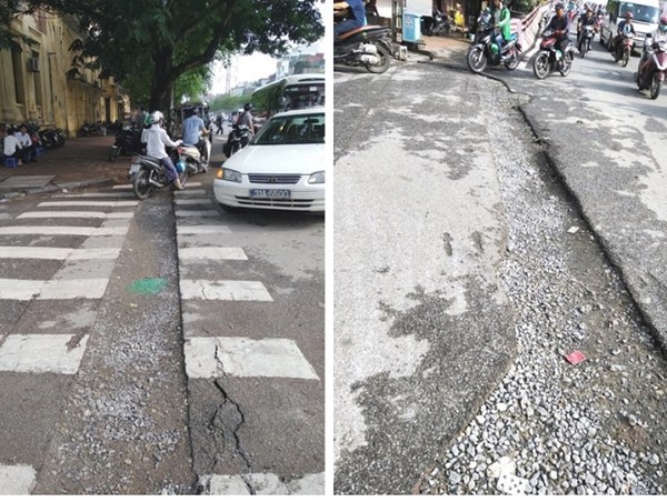 Điện lực hoàn trả mặt đường ẩu, ảnh hưởng đến người tham gia giao thông