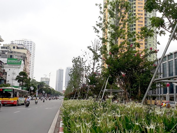 Điểm nhấn trên những tuyến đường hiện đại của Thủ đô