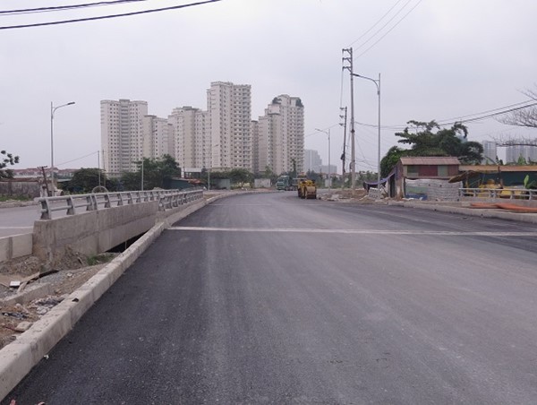 Hoài Đức hoàn thành tuyến đường Cầu Khum - Đìa Sáo