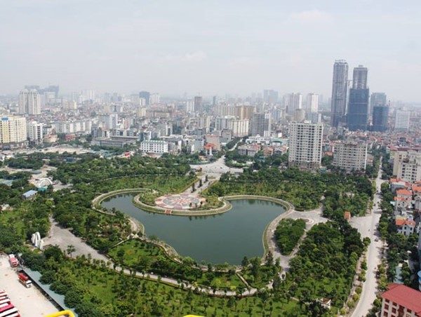 Tạm dừng nghiên cứu xây bãi xe ngầm trong Công viên Cầu Giấy