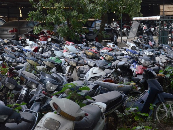 Tiêu hủy, thanh lý xe máy vi phạm hành chính