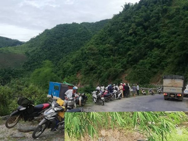 Xe tải lưu thông trên Quốc lộ 37 bất ngờ lao xuống vực sâu 