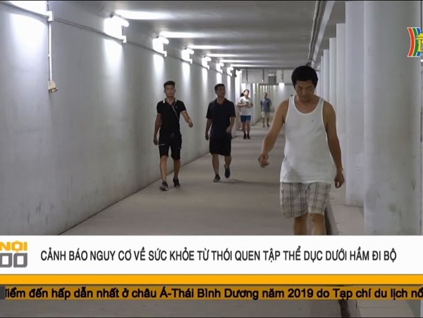 Cảnh báo nguy cơ về sức khỏe từ thói quen tập thể dục dưới hầm đi bộ