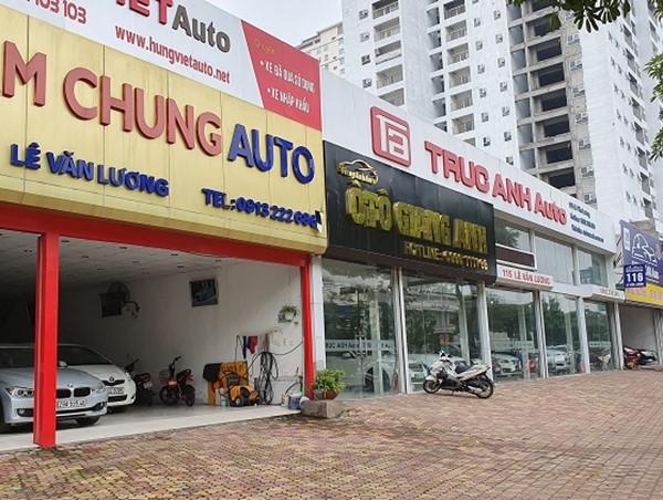 Lấn chiếm hè, đường Lê Văn Lương: Lo vi phạm tái diễn