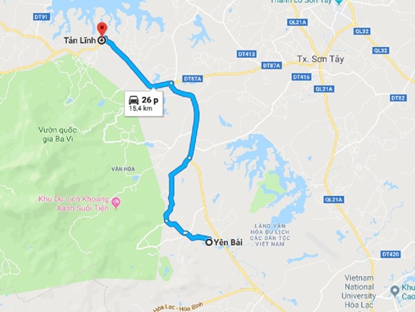 Khởi công dự án cải tạo, nâng cấp đường Tản Lĩnh - Yên Bài