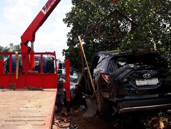 Va chạm giao thông liên hoàn tại Quảng Trị, làm 3 người bị thương