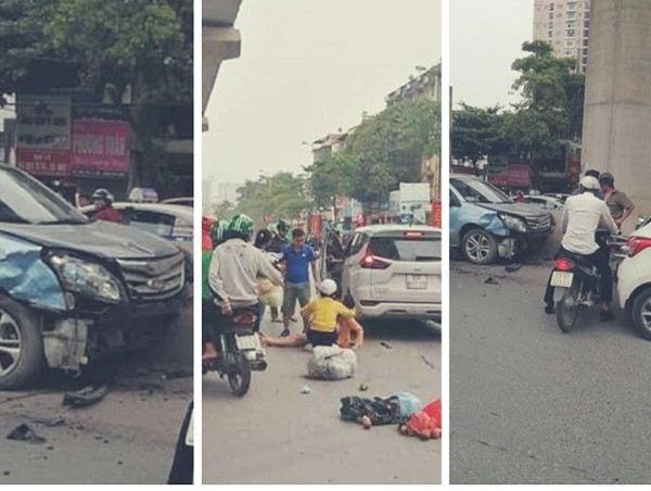 Hà Nội: Danh tính tài xế ô tô tông hàng loạt phương tiện khiến 5 người bị thương