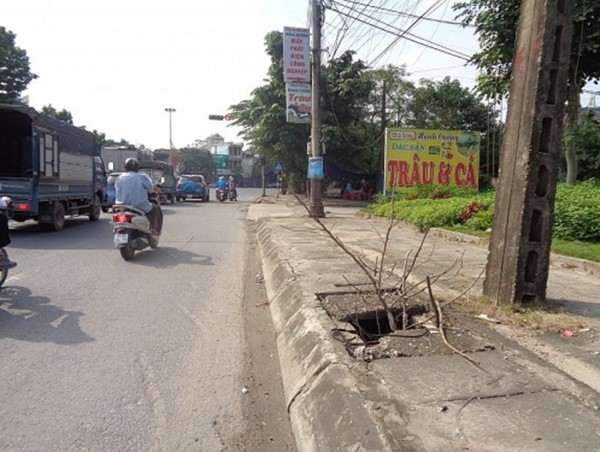 Ẩn họa từ ‘bẫy’ hố ga, miệng cống thiếu nắp