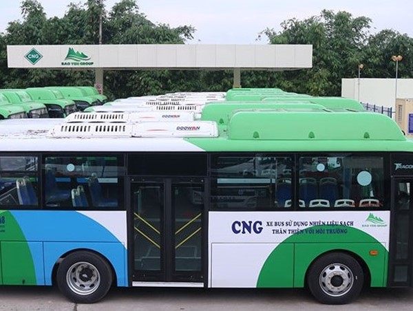 Hà Nội: Lộ trình 4 tuyến buýt mới sử dụng nhiên liệu sạch - khí CNG