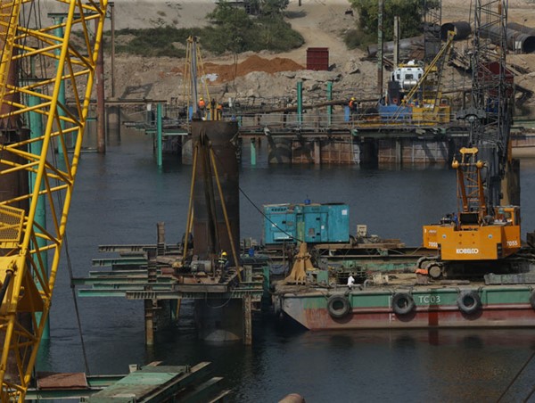 4 người thương vong khi đang thi công cầu Hòa Bình 2