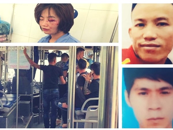 Công an Ứng Hòa truy nã 2 bị can hành hung nữ nhân viên xe buýt tuyến 103B