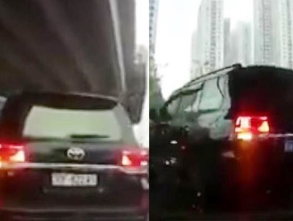 Phạt nặng tài xế ô tô “hô biến” biển số trắng thành biển xanh